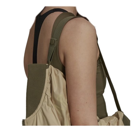 Adidas women's Parley Bomber Jacket- Dark Khaki-Green - Picture 3 of 11